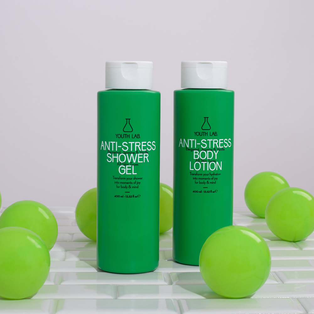 YOUTH LAB - ANTI-STRESS Body Lotion Bergamot, Jasmine & Vanilla - 400ml
